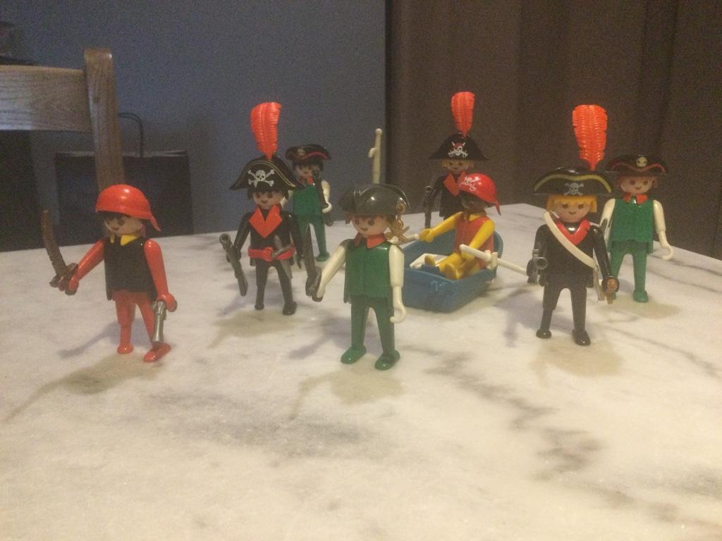 Playmobil vintage pirates 1970-1980., Enlèvement, Comme neuf, Ensemble complet