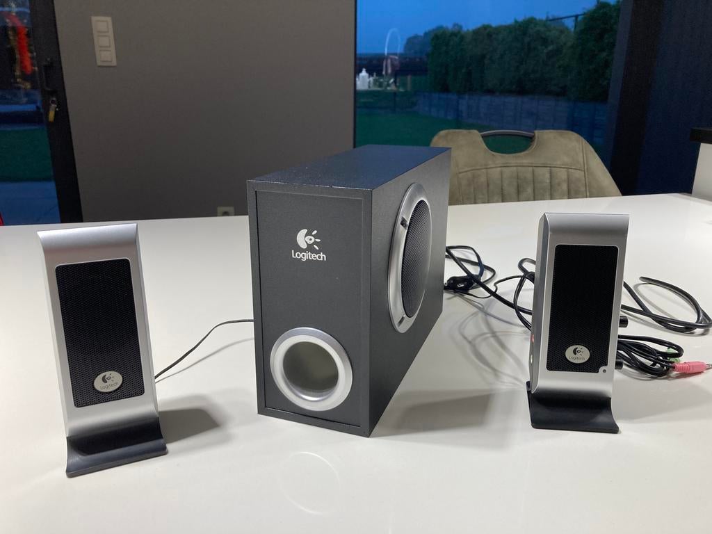 Speakers pc Logitec, Ophalen, Zo goed als nieuw