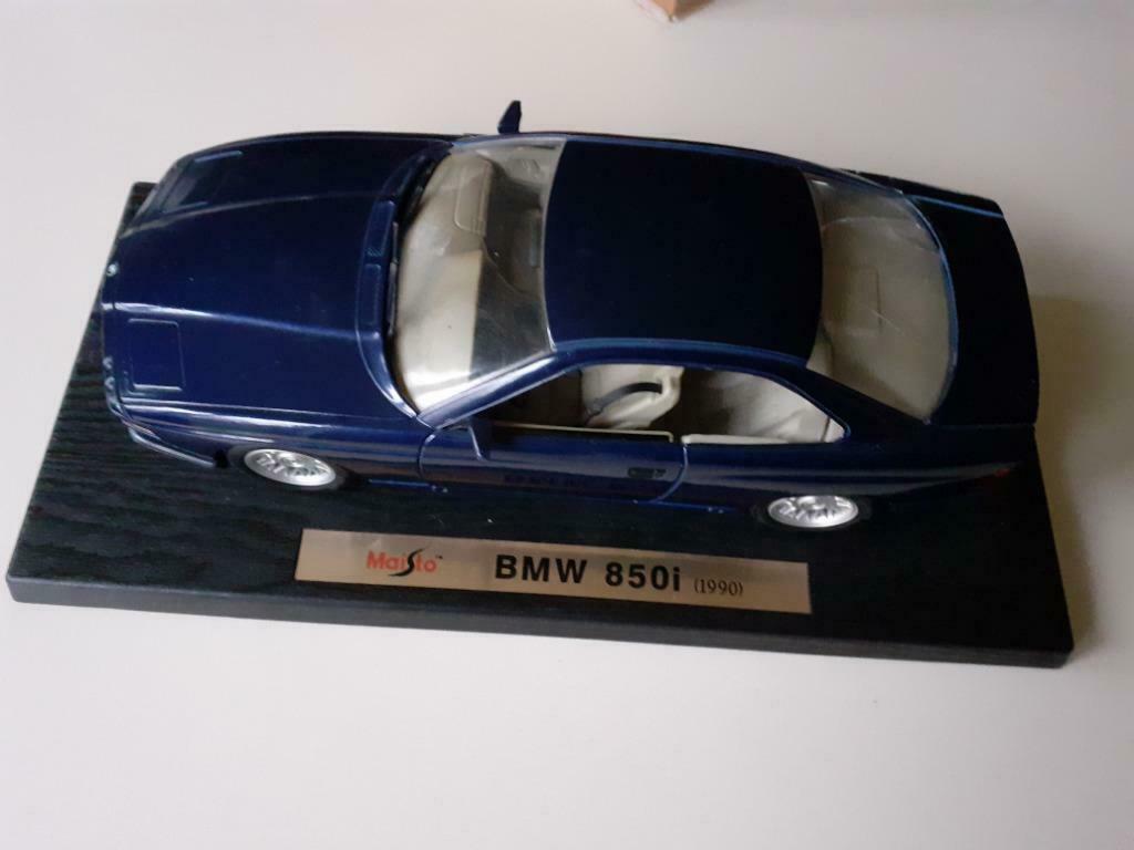 modelauto : BMW 850i 1990 Maisto, Ophalen of Verzenden, Maisto
