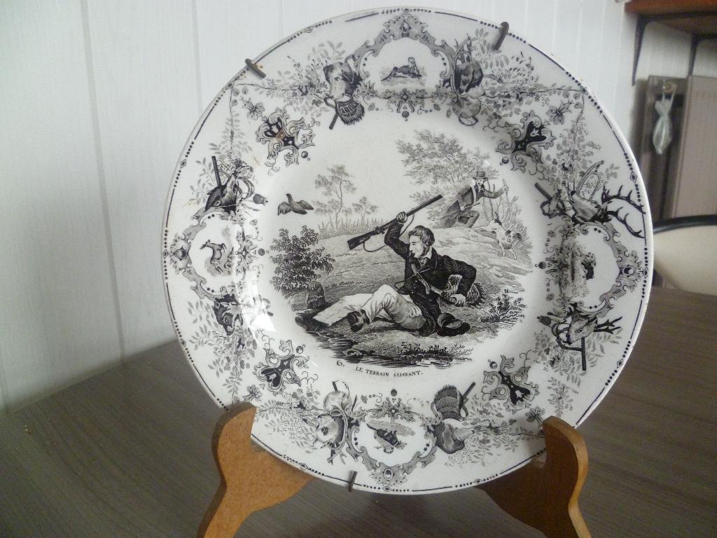 2 vintage Franse borden, Ophalen