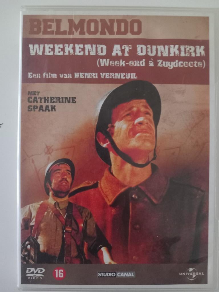 Dvd Weekend at Dunkirk (Oorlogsfilm) ZELDZAAM, Cd's en Dvd's, Dvd's | Actie, Ophalen of Verzenden, Zo goed als nieuw, Oorlog