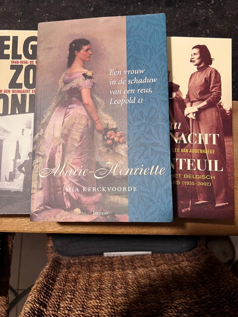 Pakketje boeken rond het Belgisch koningshuis, Verzamelen, Gebruikt, Geen idee, Ophalen of Verzenden, Geen idee