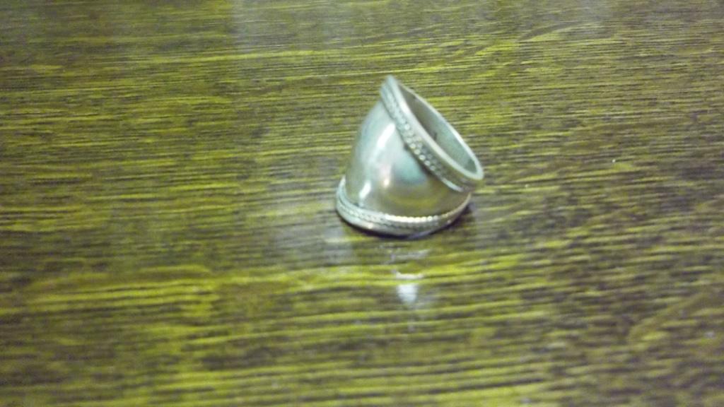 Bague femme en argent 16,3 mm - poinçonnée 925, Enlèvement ou Envoi, Plus petit que 17, Femme, Argent