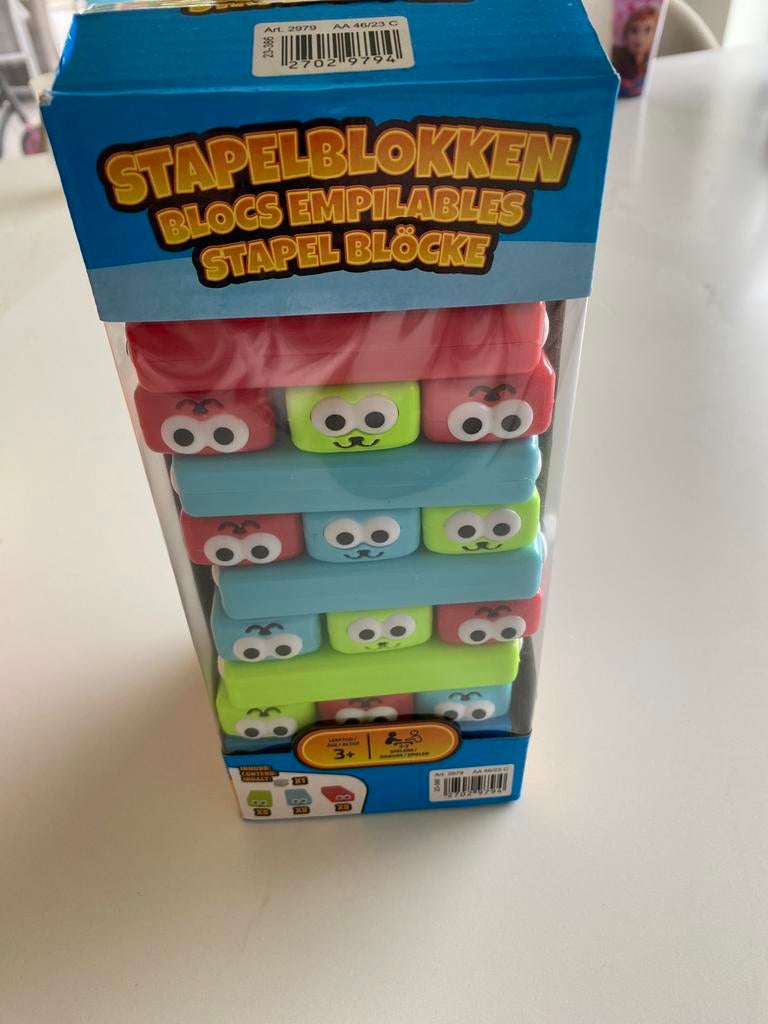 Stapeltoren blokken in plastiek ( Jenga ), Enlèvement ou Envoi, Comme neuf