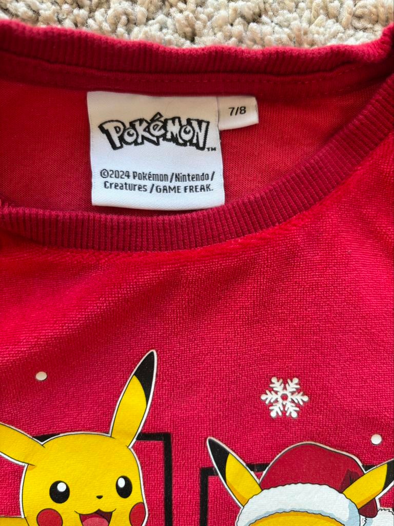 Velours pyjama Pokémon 7-8j. te klein gekocht, Enfants & Bébés, Enlèvement ou Envoi, Neuf