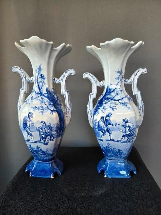 Bleu de Delft XIXe siècle, Antiquités & Art, Antiquités | Vases, Enlèvement ou Envoi