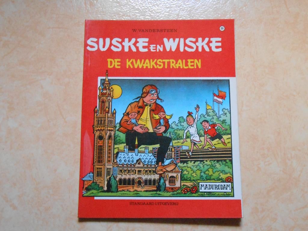 Suske en wiske 99 De kwakstralen 1969 1 ste druk. Misdruk., Willy Vandersteen, Eén stripboek, Nieuw, Ophalen of Verzenden