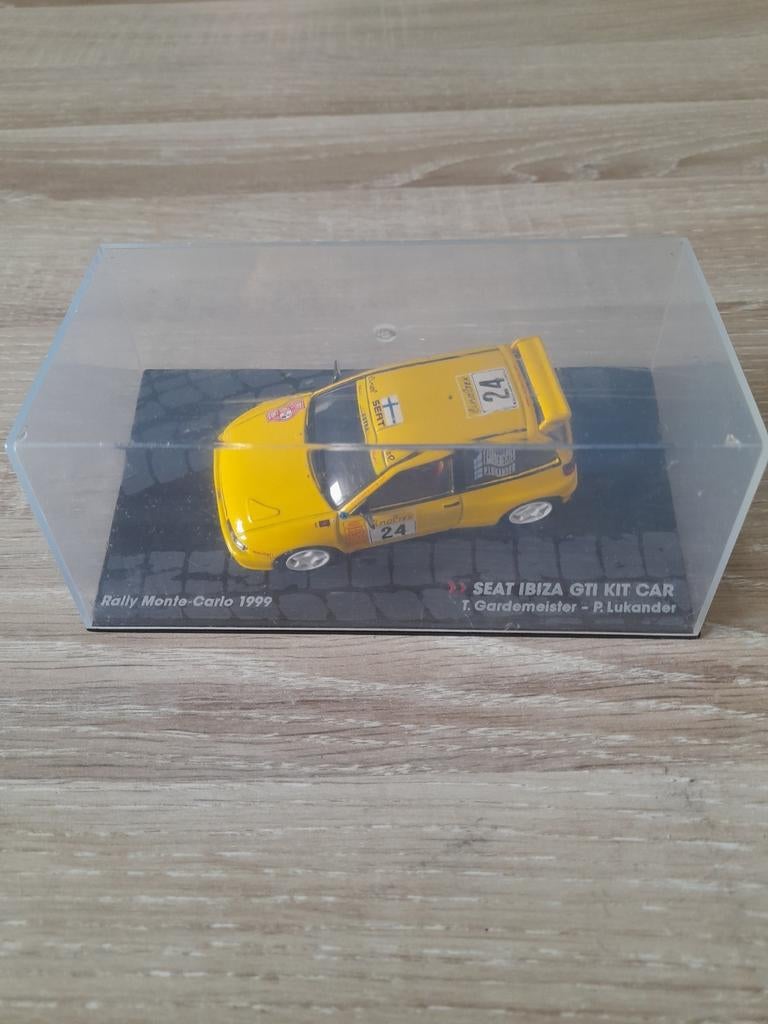 Rally Monte-Carlo 1999 Seat ibiza GTI kit car 1:43 scale, Enlèvement ou Envoi, Comme neuf, Voiture