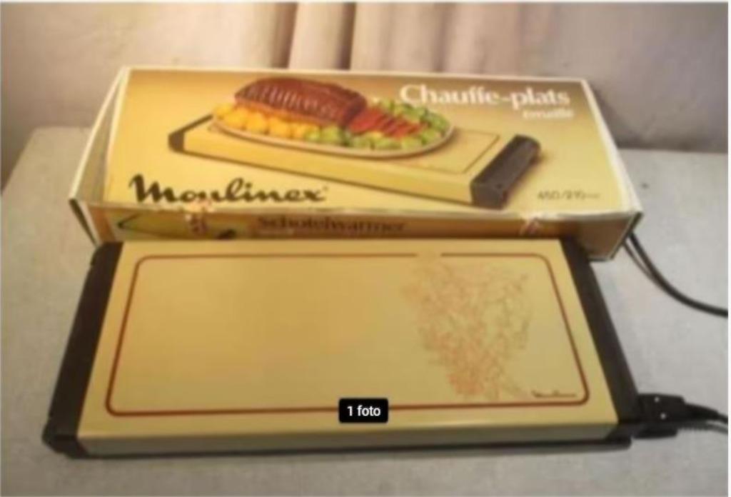 Chauffe-vaisselle électrique Good Retro - Moulinex - 45x21, Collections, Enlèvement ou Envoi, Produits blancs