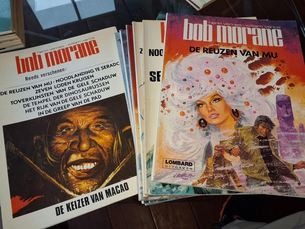 Bob Morane reeks 2 (vernes -vance) 1-8 (1975), Boeken, Ophalen