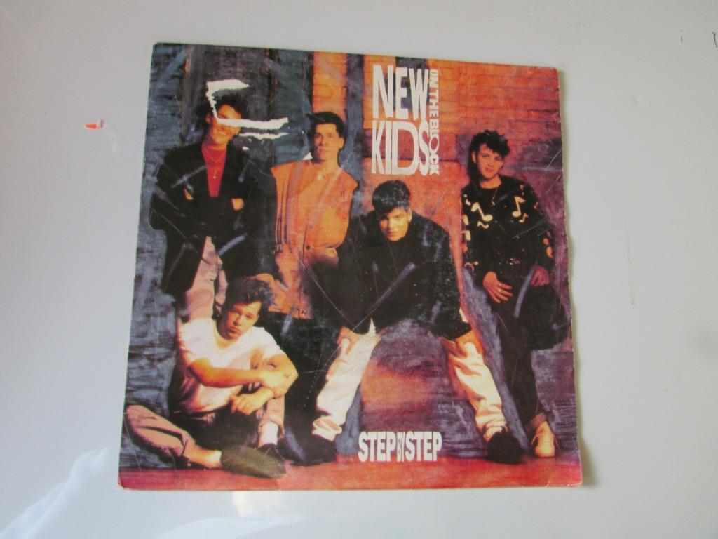 New kids on the block, STEP BY STEP, SINGLE, Ophalen of Verzenden, Gebruikt, Overige formaten
