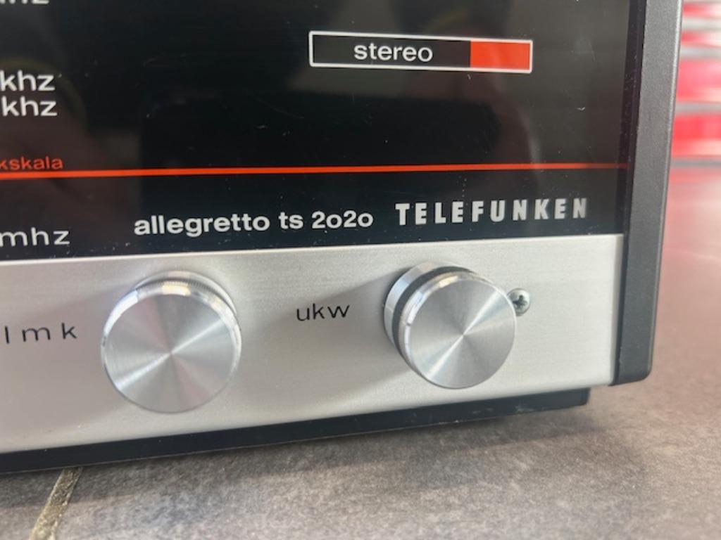 Ampli-tuner Telefunken Allegretto TS 2020, Enlèvement