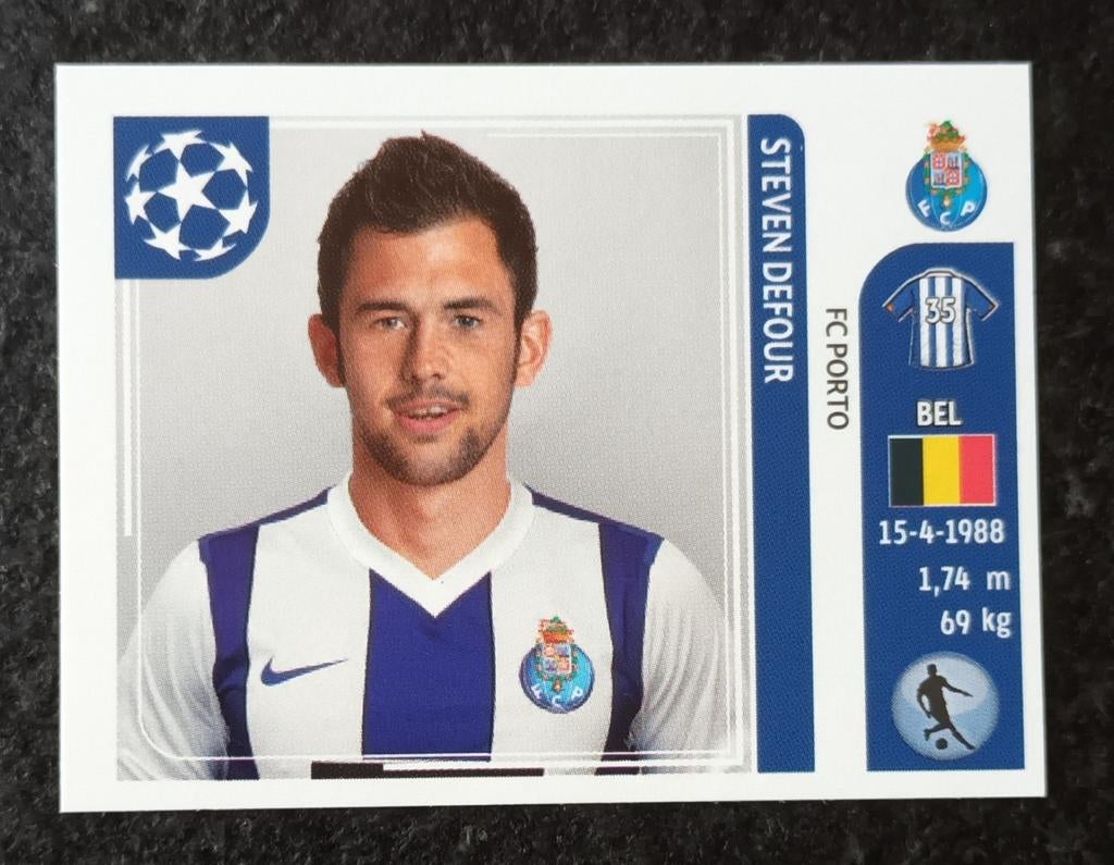 PANINI CHAMPIONS LEAGUE 2011-12 STEVEN DEFOUR, Verzamelen, Ophalen of Verzenden