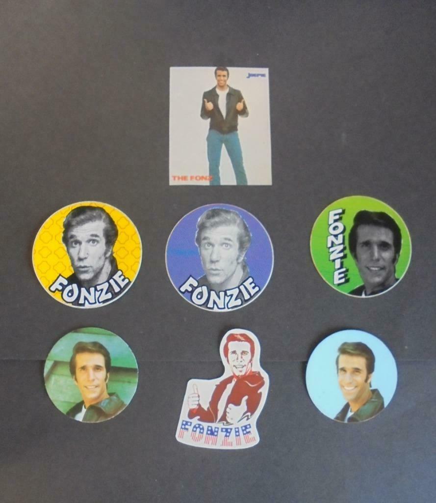 autocollant Fonzie alias Henry Winkler, Envoi, Neuf, Cinéma, Télévision ou Audiovisuel