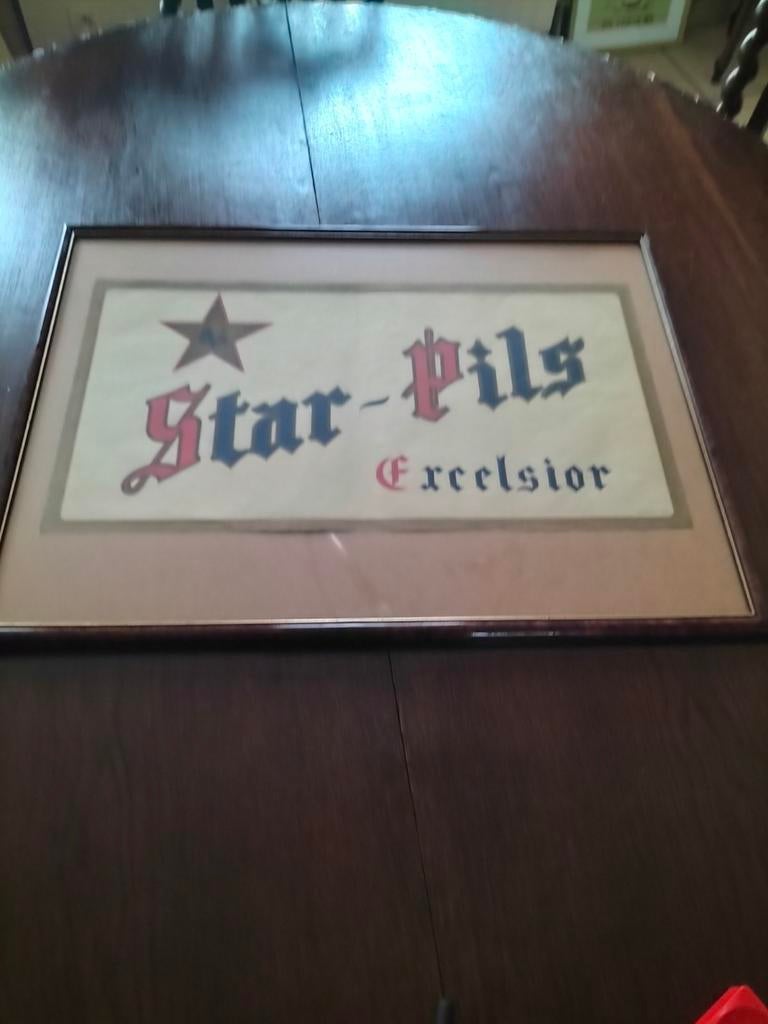 Oude affiche Star Pils Excelsior, jaren '50, Ophalen of Verzenden