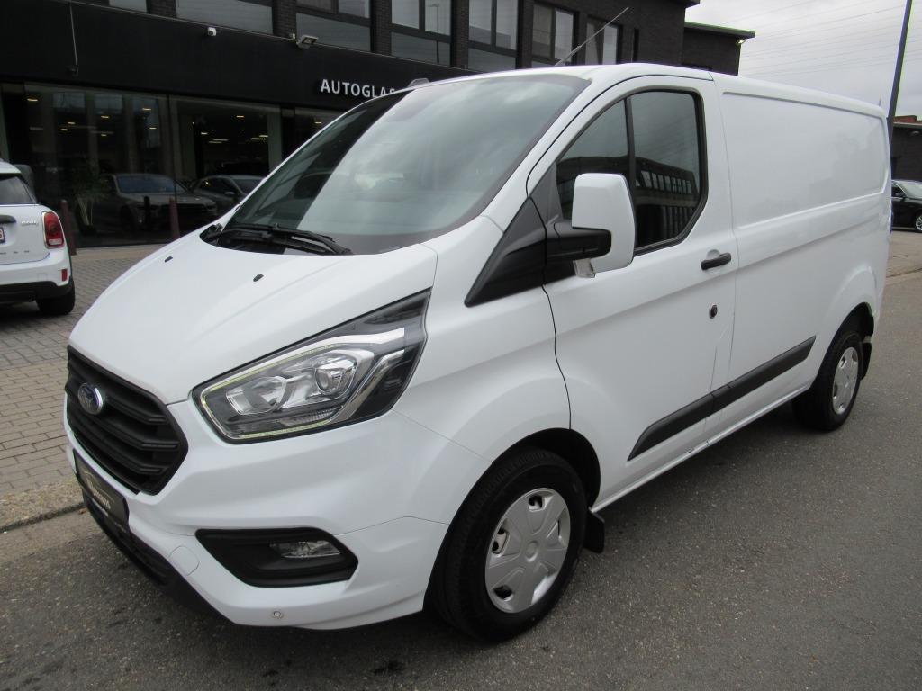 Ford Transit Custom 2.0 TDCI L1H1-3 Pl-Airco-PDC V+A-Cruise, Auto's, Voorwielaandrijving, Stof, 4 cilinders, 2500 kg