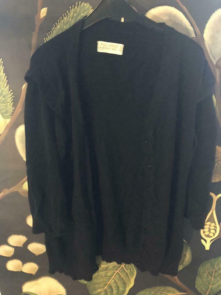 Zwarte cardigan, Ophalen of Verzenden, Nieuw, Maat 46/48 (XL) of groter, Zwart