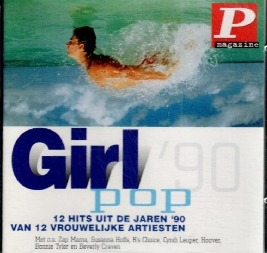 cd   -   Girl Pop '90 - P-Magazine Compilation, Ophalen of Verzenden