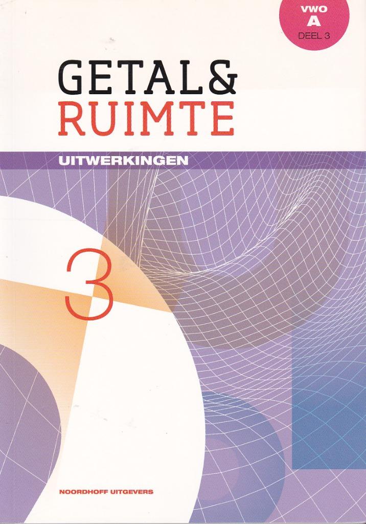 Getal & Ruimte 3.  VWO A  Deel 3. Uitwerkingen., Boeken, Wiskunde A, Nieuw, Ophalen of Verzenden, J.H. Dijkhuis e.a.