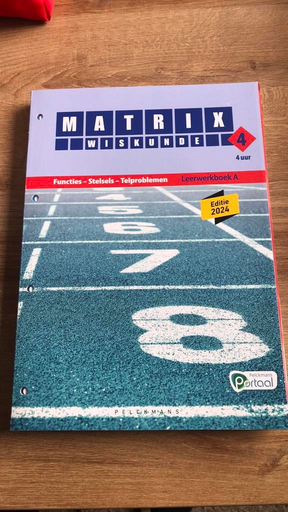 Matrix Wiskunde 4.4 Leerwerkboek A, Ophalen, Nieuw, Nederlands