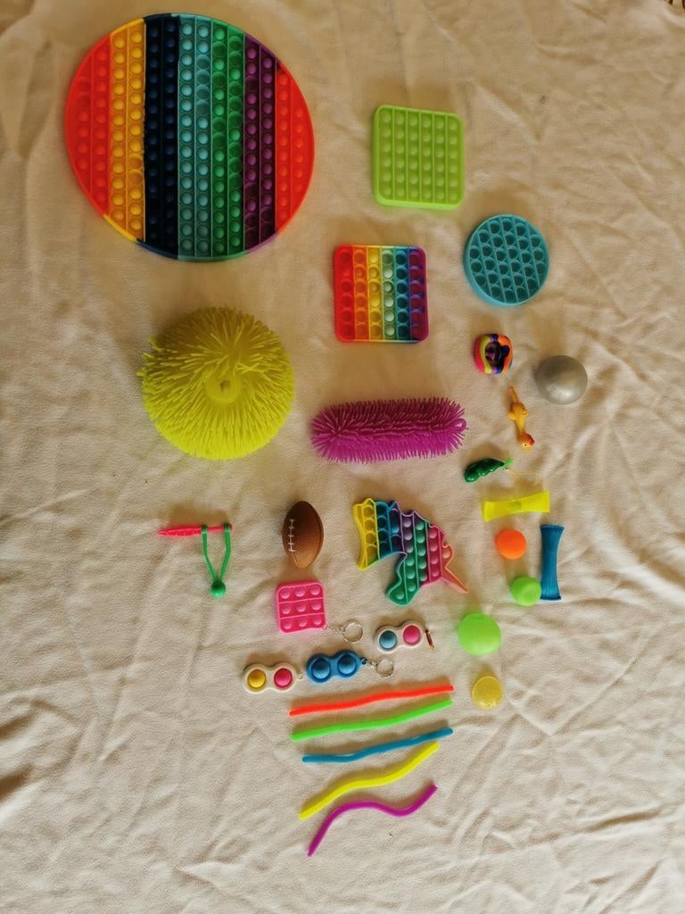 Fidget toys en omkeerbare octopusjes, Ophalen of Verzenden, Zo goed als nieuw