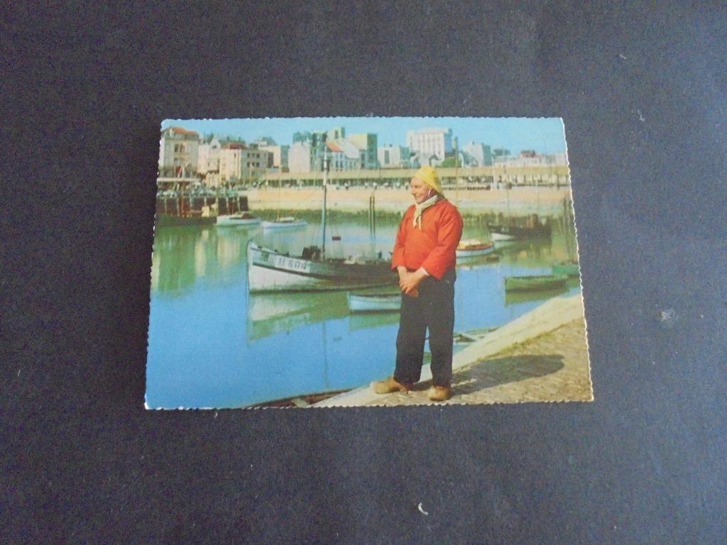 postkaart Jachthaven Blankenberge strandjutter, Verzenden, 1960 tot 1980, Ongelopen, West-Vlaanderen