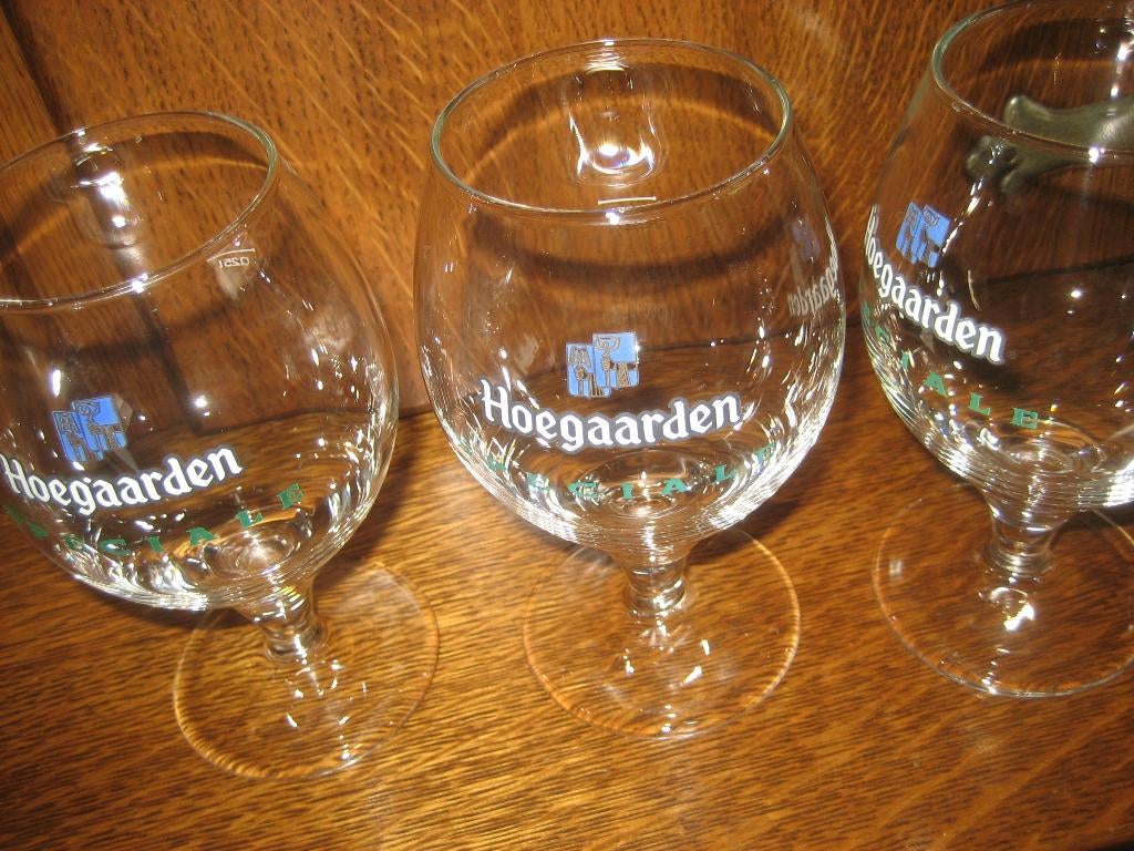 3 glazen Hoegaarden Speciale, Ophalen of Verzenden