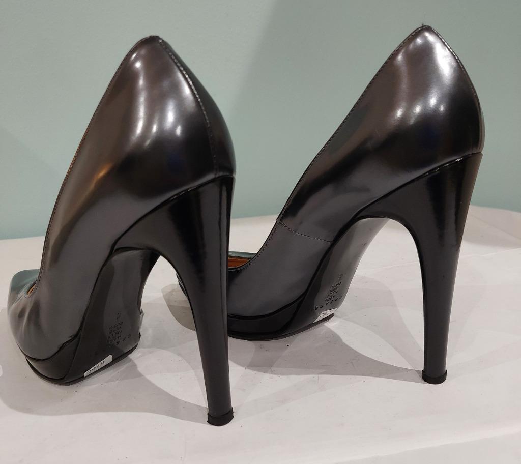 676C* Casadei - sexy escarpins gris vernis full cuir (38), Neuf, Escarpins, Envoi, Gris