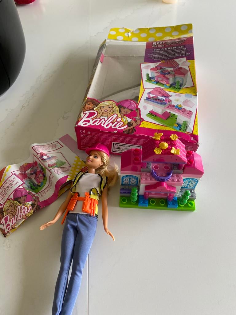 Barbie build en rebuild amper mee gespeeld!, Ophalen of Verzenden, Zo goed als nieuw, Barbie