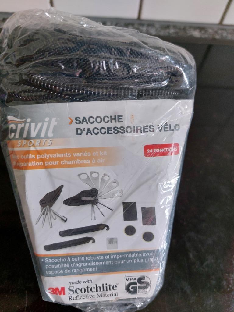 Crivit Fietszadel Gereedschapset - Zadeltas met gereedschap, Fietsen en Brommers, Ophalen of Verzenden, Nieuw