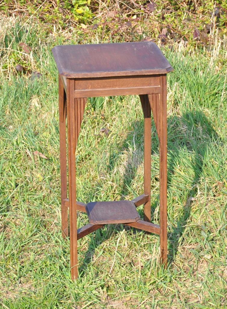 sellette carrée art déco  en bois, Antiquités & Art, Enlèvement ou Envoi
