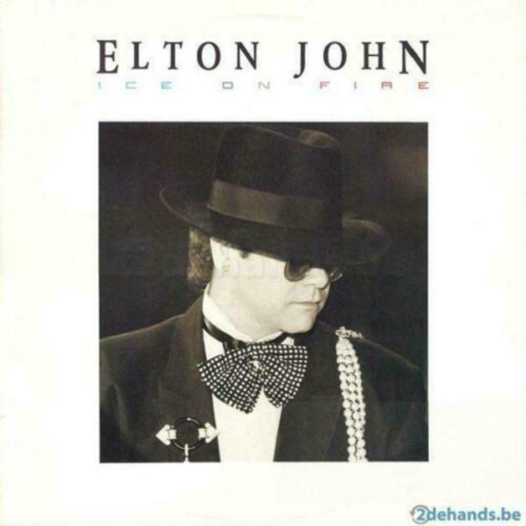LP Elton John: Ice on Fire, Ophalen of Verzenden, 12 inch