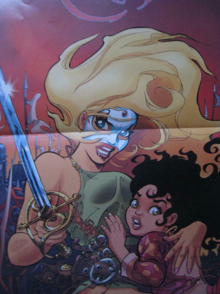 POSTER EN EX LIBRIS MARLYSA BD, Eén stripboek, Nieuw, Ophalen of Verzenden, Marlysa