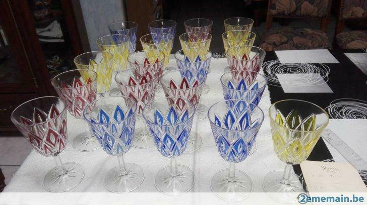 21 Verre coloré de 15 cm