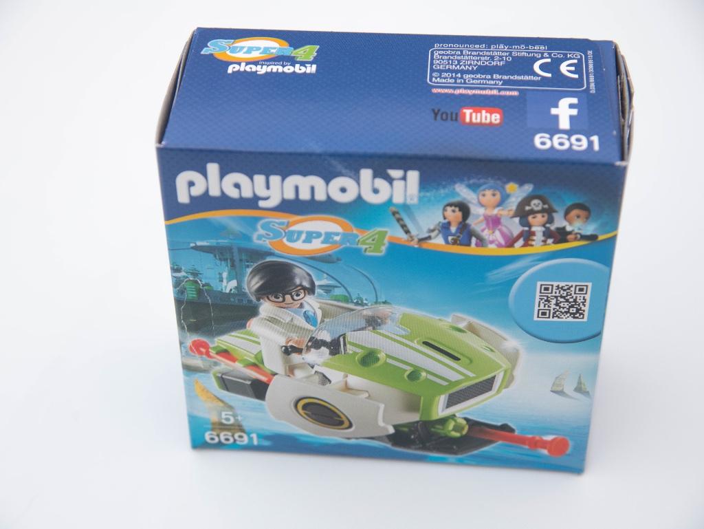 Playmobil Sky jet / Skyjet Super 4  6691, Ophalen of Verzenden, Zo goed als nieuw, Complete set
