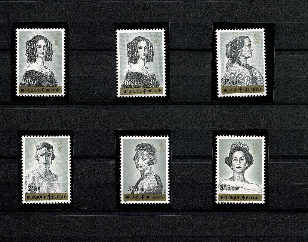 1962 Koninginnen van België, Verzenden, Europa, Frankeerzegel, Postfris