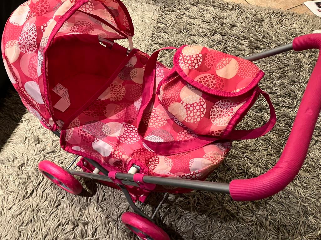 Landeau pour poupée avec sac, Enlèvement, Comme neuf