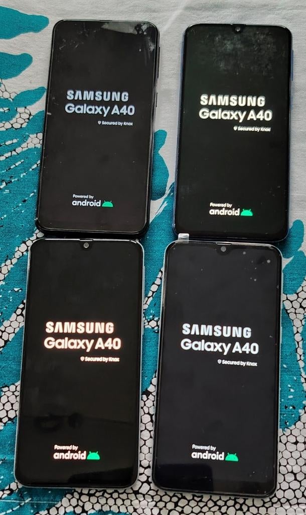 4 x Samsung A40, Télécoms, Enlèvement ou Envoi, Comme neuf