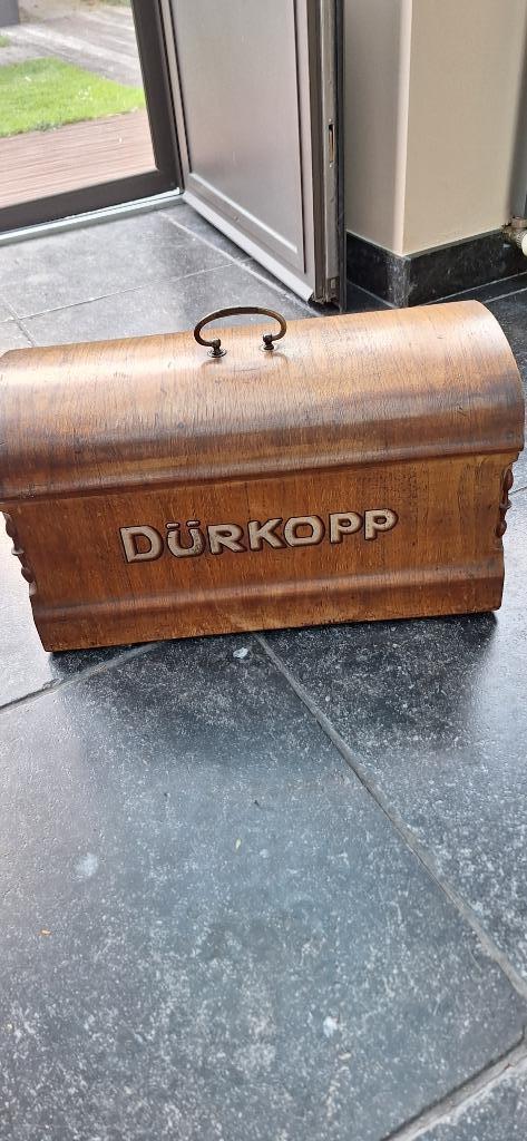 Houten bak voor over naaimachine Dürkopp vintage, Antiek en Kunst, Ophalen