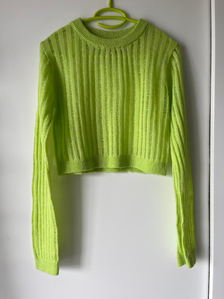 Lichtgroen truitje Monki maat XS, Kleding | Dames, Ophalen of Verzenden, Zo goed als nieuw, Monki, Maat 34 (XS) of kleiner