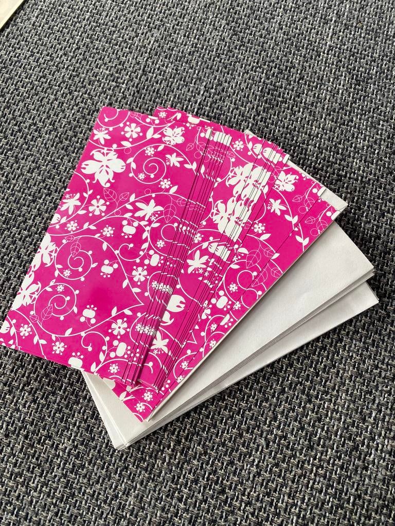 Cartes et enveloppes rose, Enlèvement ou Envoi, Neuf