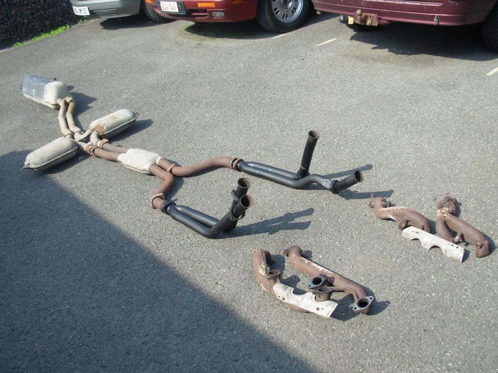 Mercedes W126 SE SEL en SEC uitlaat delen Tri Y, Ophalen of Verzenden, Gebruikt, Mercedes-Benz