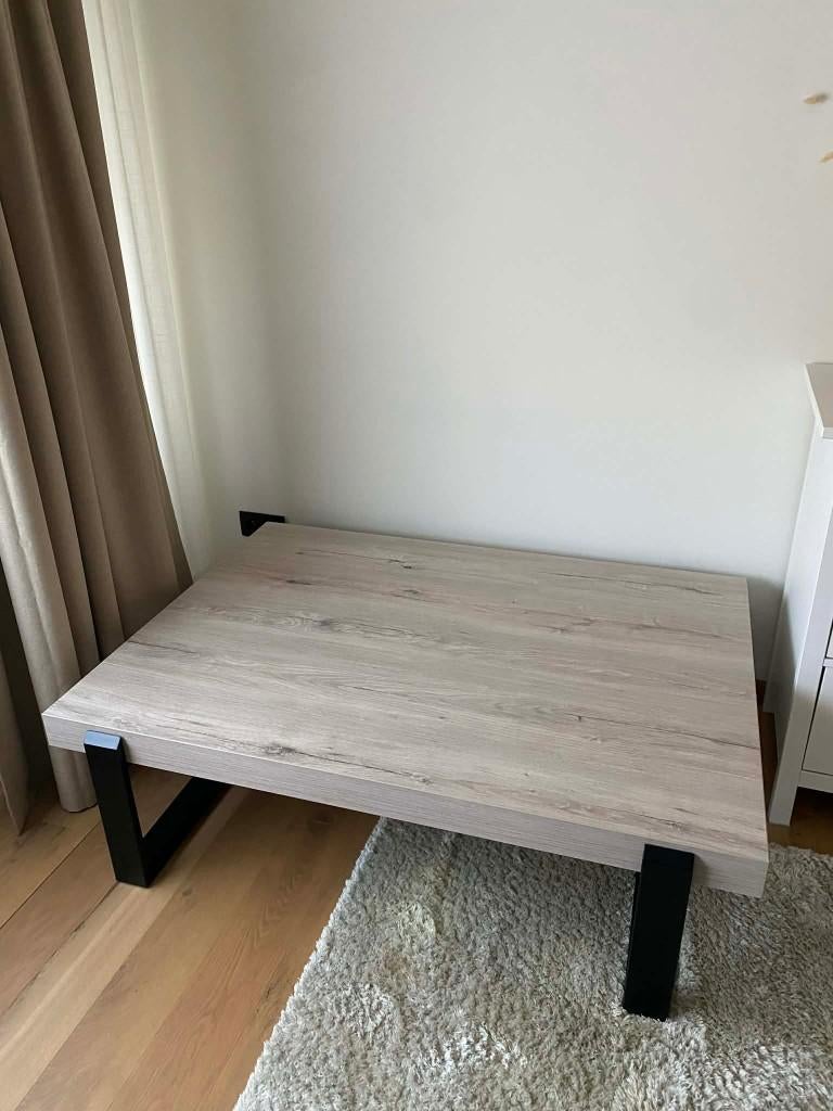 Salontafel Lucca 100x138cm, 100 à 150 cm, Moins de 50 cm, Comme neuf, Enlèvement