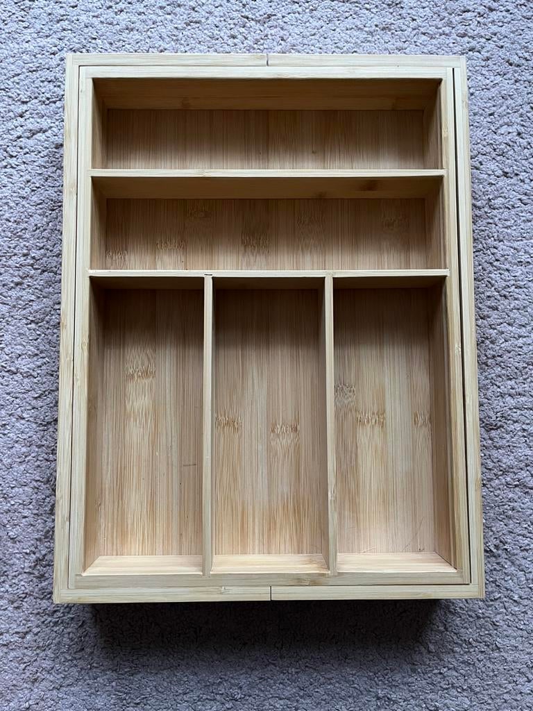 Range-couverts réglable en bambou Sklum, Ophalen, Zo goed als nieuw, Hout