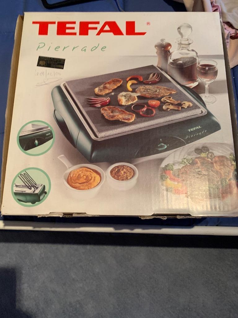 Pierrade Tefal, Electroménager, Enlèvement, Comme neuf, 4 à 7 personnes