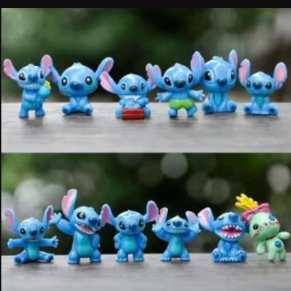 Disney Lilo en Stitch mini figuren set 12 stuks (3cm), Ophalen of Verzenden, Nieuw