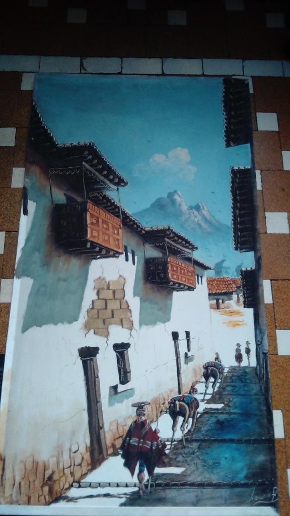 Peinture Pérou, Antiquités & Art, Enlèvement