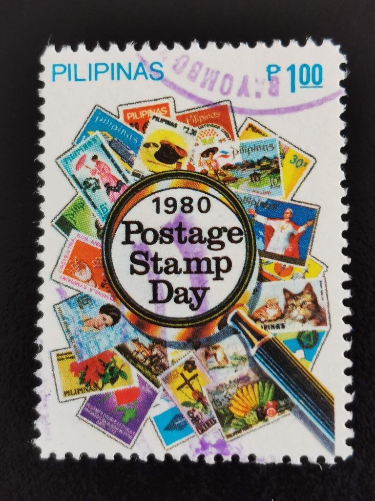 Philippines 1980 - Journée de la philatélie, Enlèvement ou Envoi, Affranchi, Asie du Sud Est