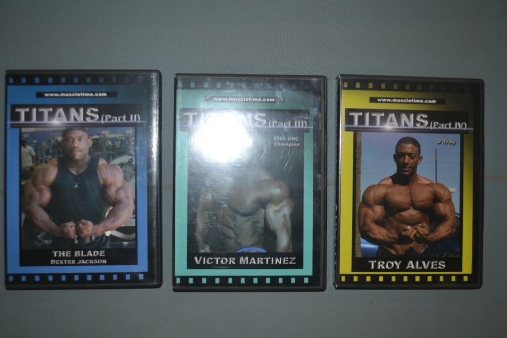 Bodybuilding Titans, Dexter Jackson-Vic Martinez-Troy Alves, Cd's en Dvd's, Ophalen of Verzenden, Zo goed als nieuw, Vanaf 12 jaar