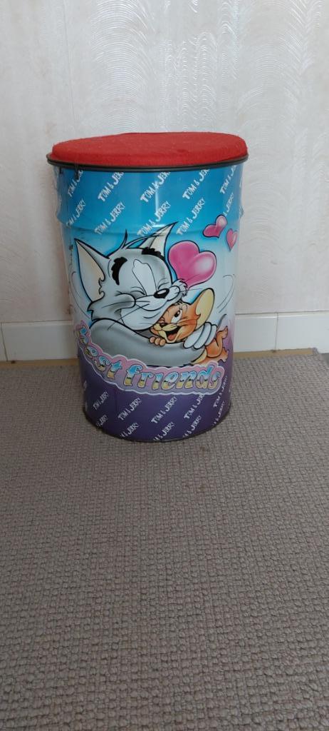Speelgoedbak of papiermand Tom&Jerry, Enfants & Bébés, Chambre d'enfant | Aménagement & Décoration, Utilisé, Autres types, Enlèvement ou Envoi